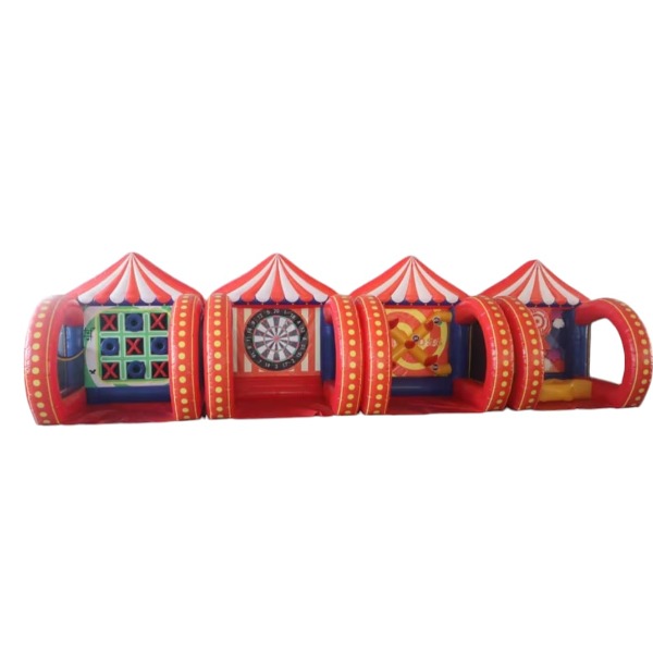 Opblaasbare spellen set in Circus thema Opblaasbare spellen set in Circus thema